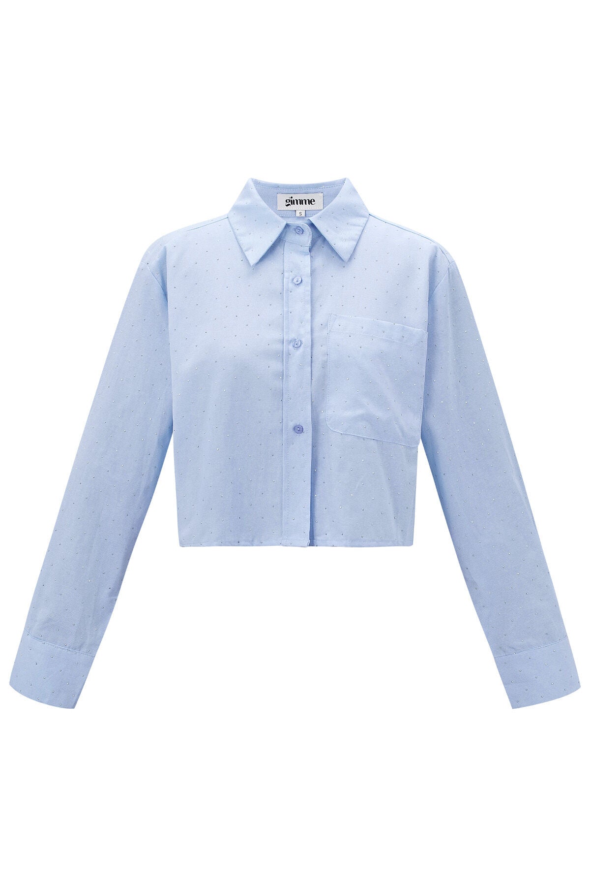 Soft Cotton Blouse in Grey, Pink, Black, and Light Blue