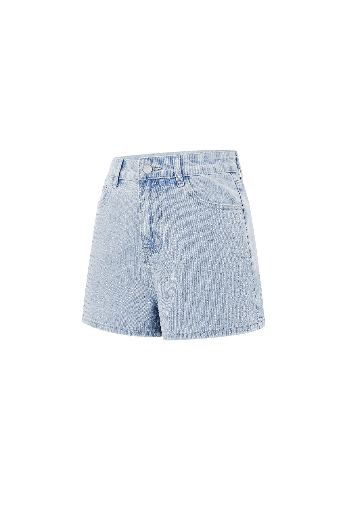 Chic Blue Denim Shorts for Spring/Summer Vibes