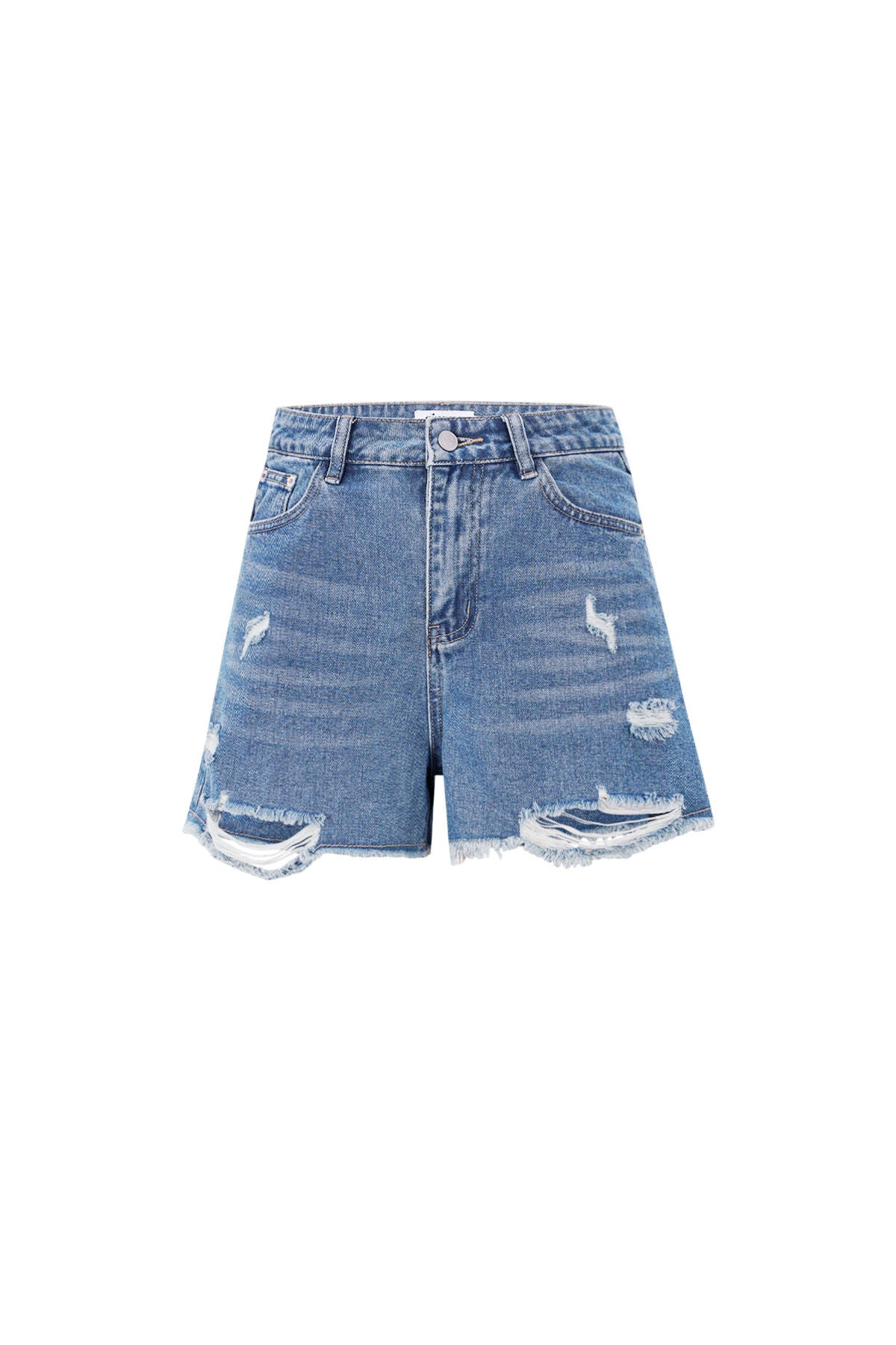 Stylish Blue Denim Shorts for Summer Vibes