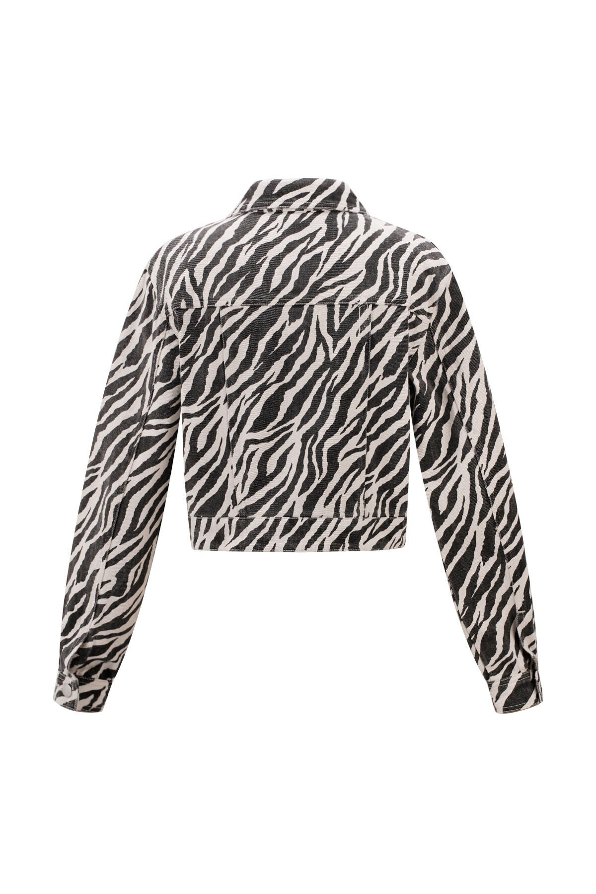 Elegant Black Denim Jacket for All Fits