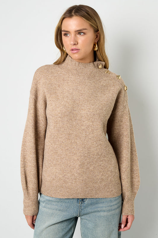 Cozy Knit Sweater for Fall/Winter in Trendy Colors