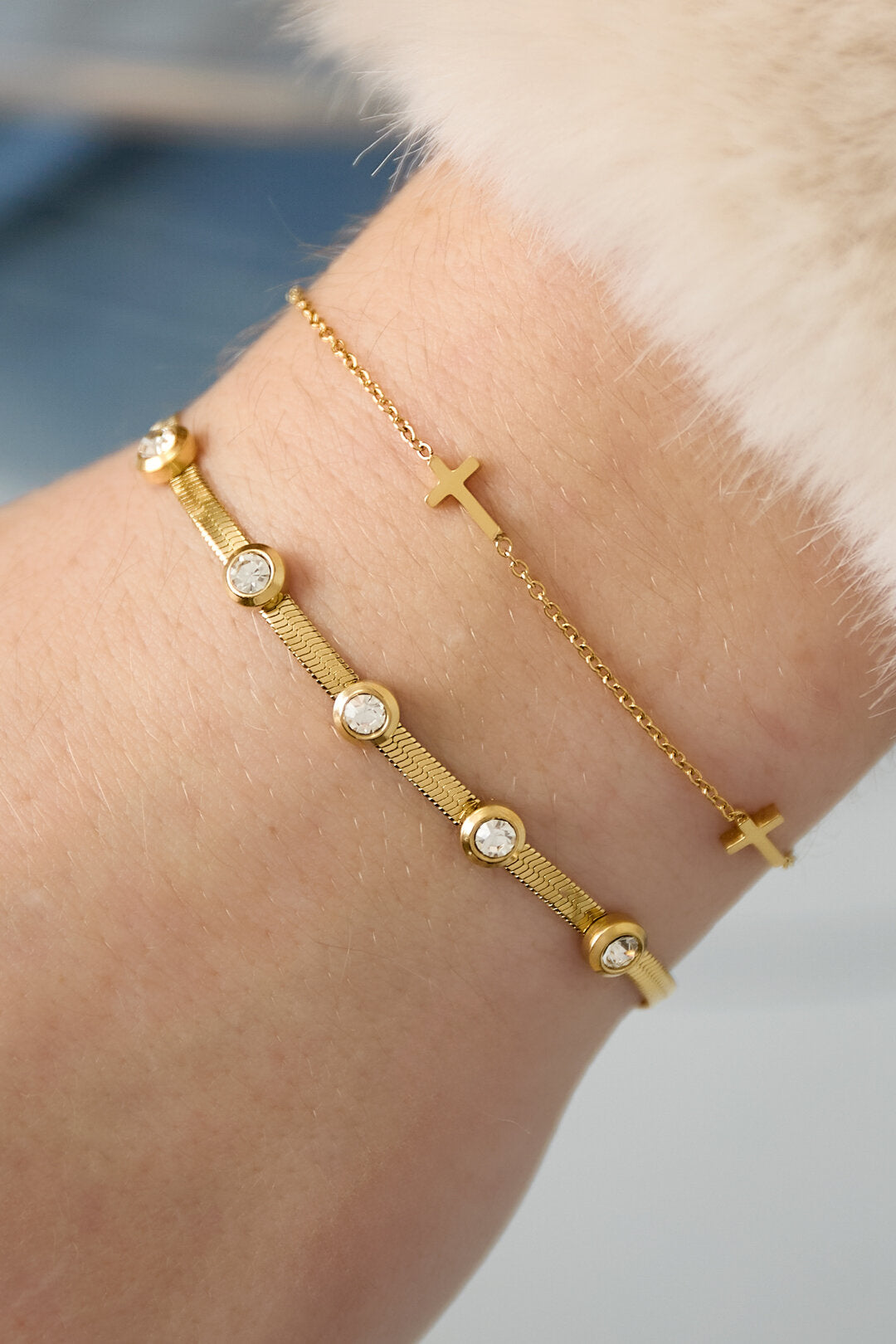 Elegant Rhinestone Chain Bracelets for Women