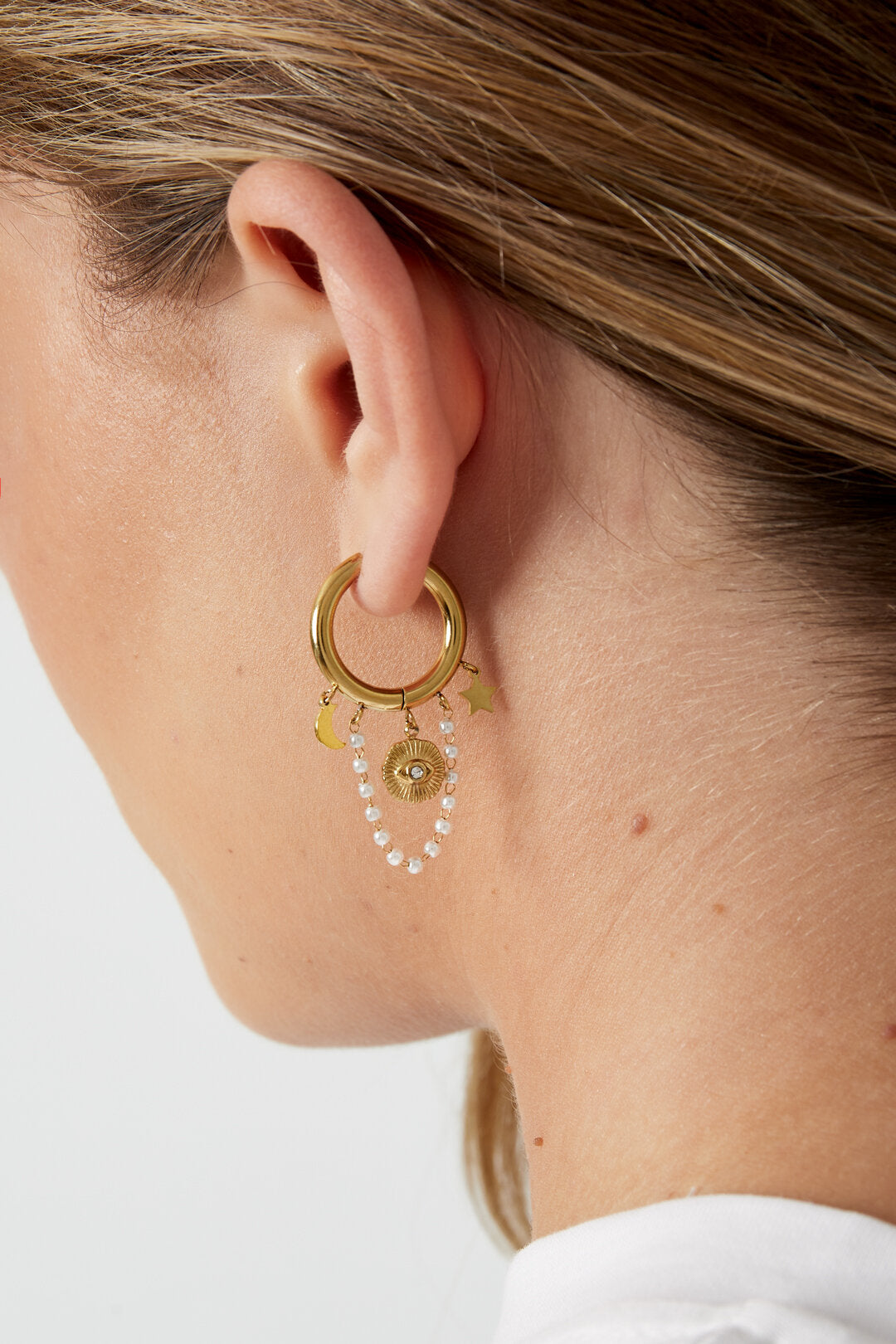 Elegant 14K Gold Plated Drop Earrings for Women