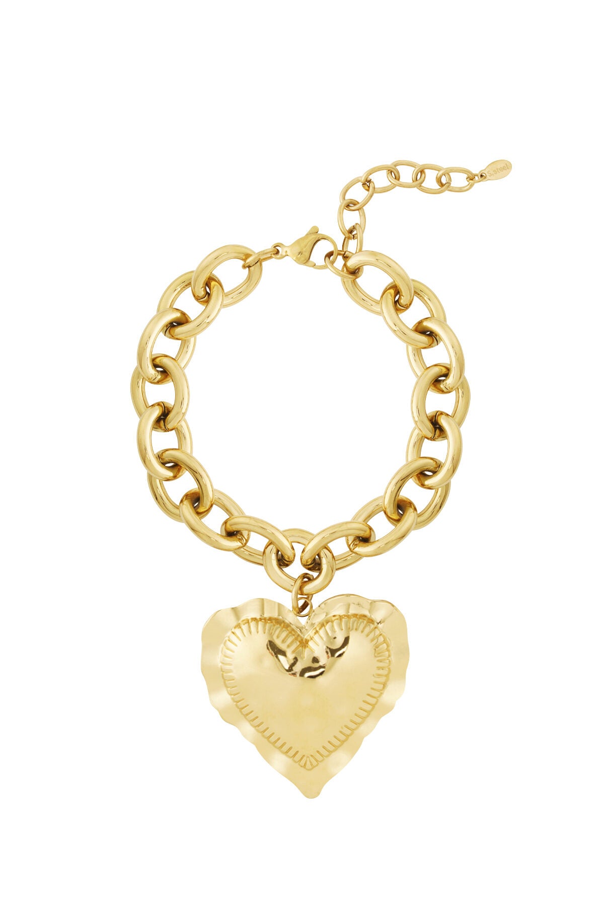 Elegant Heart Charm Bracelet for Everyday Wear