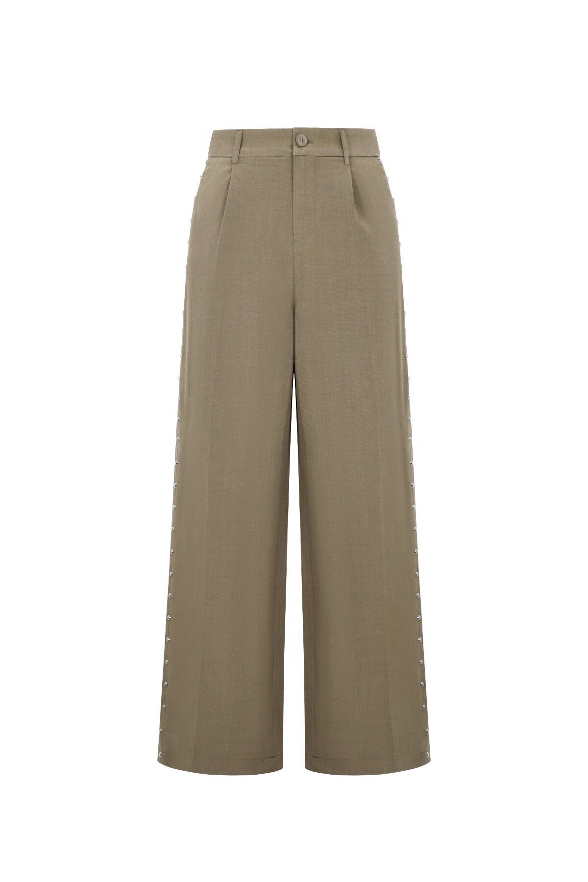 Elegant Wide Leg Pants for Women - All Fit, Mid Waist