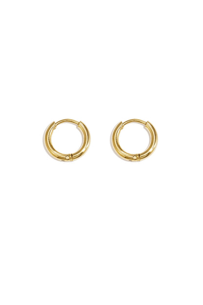Elegant Stainless Steel Hoop Earrings for Women