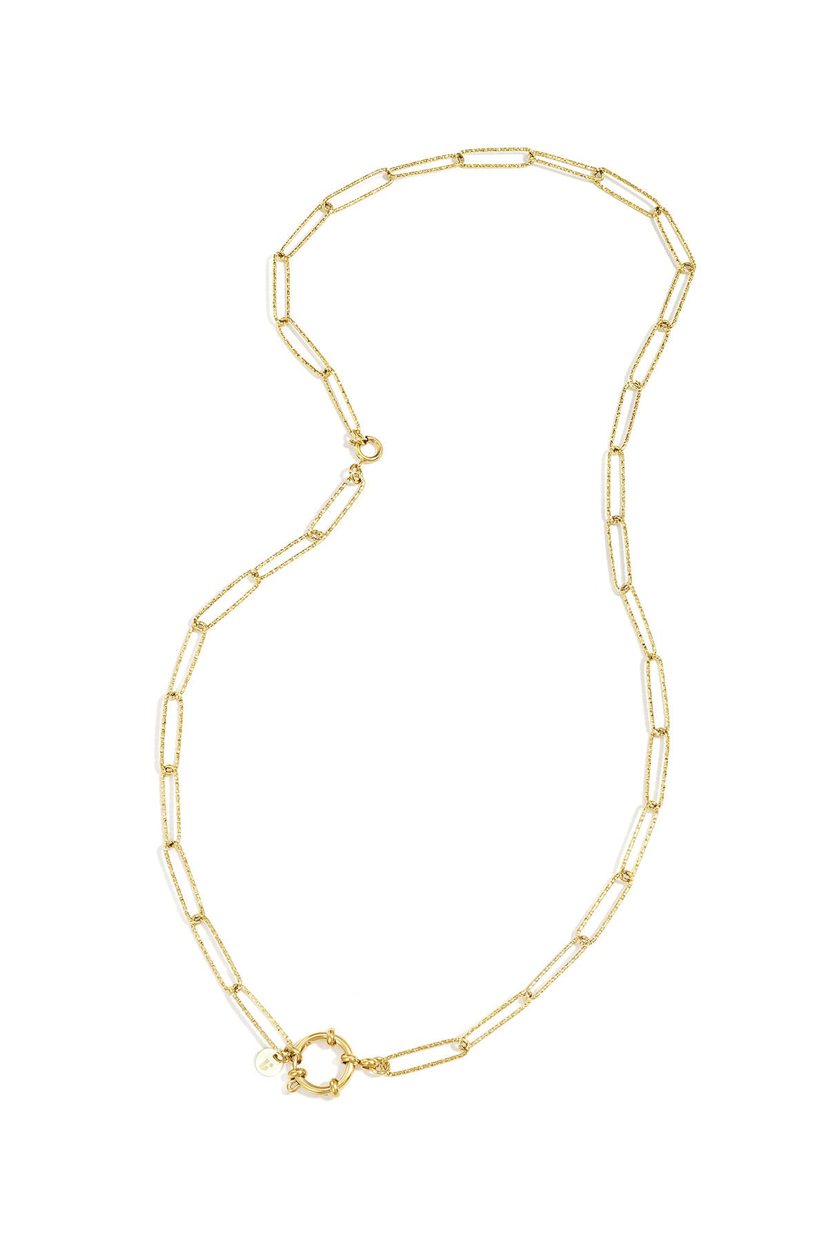 Elegant Gold Stainless Steel Chain Necklace for Everyday Wear