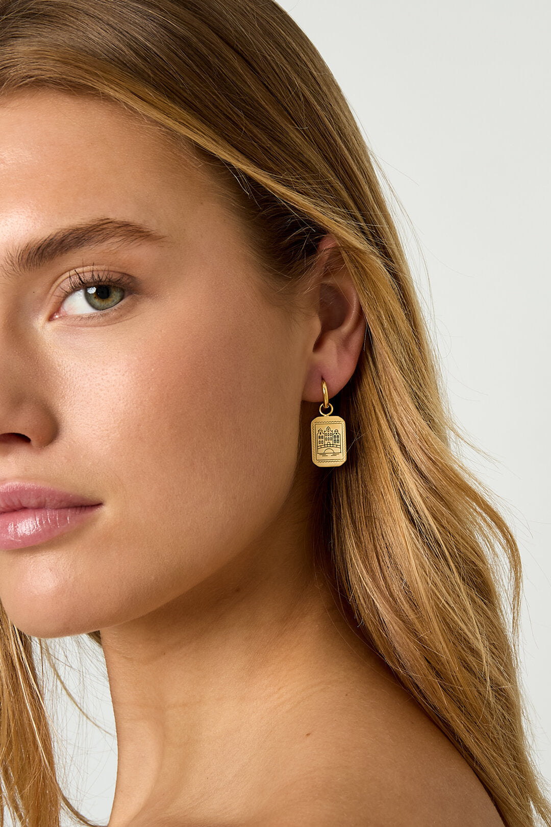 Stylish Rectangle Drop Earrings for Everyday Wear