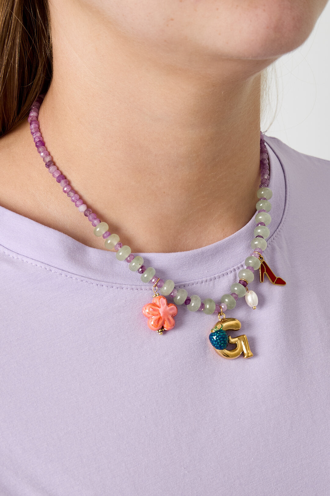 Chic Mixed Color Beaded Necklace for Everyday Style