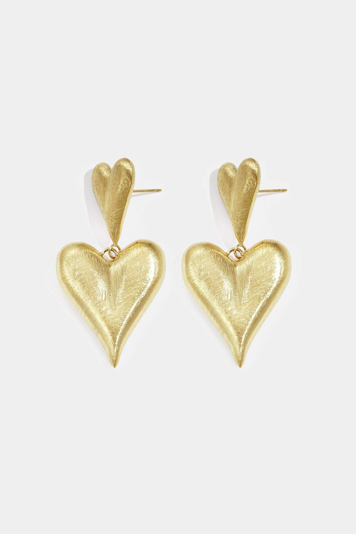 Elegant Heart-Shaped Drop Earrings for Women