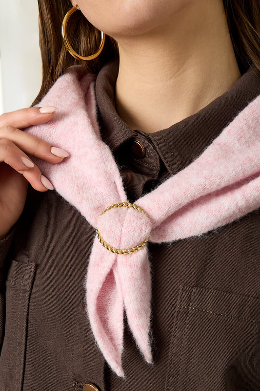 Stylish Gold Silk Scarf Clip for All Occasions