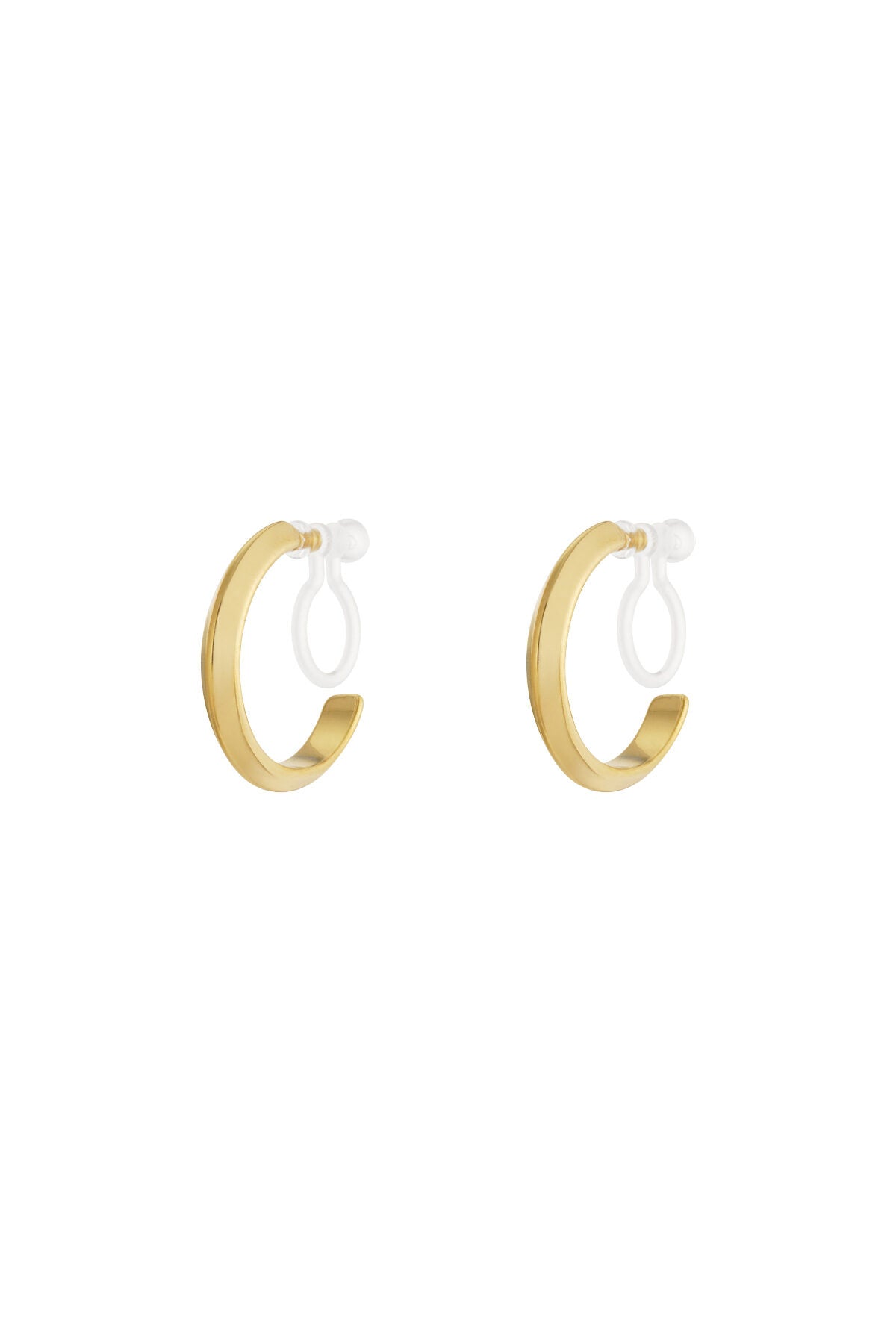 Stylish 14K Gold Plated Clip-On Earrings for All