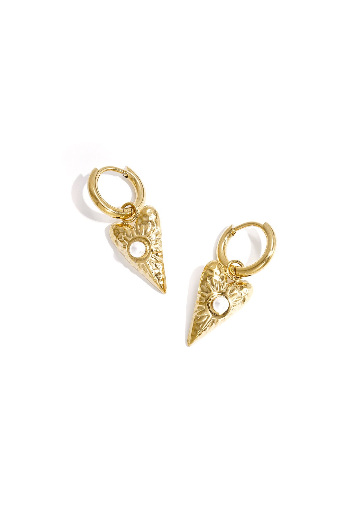 Elegant Heart Drop Earrings for Everyday Glam