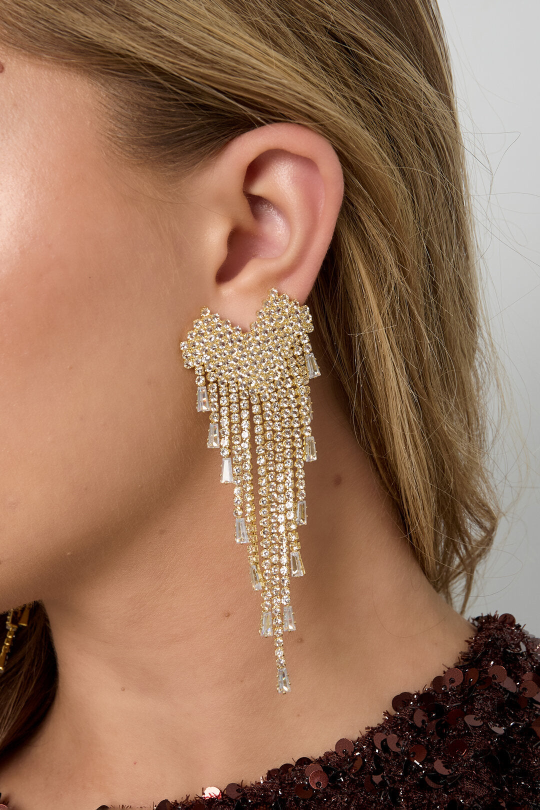 Elegant Zircon Party Earrings - Luxurious Statement Accessory