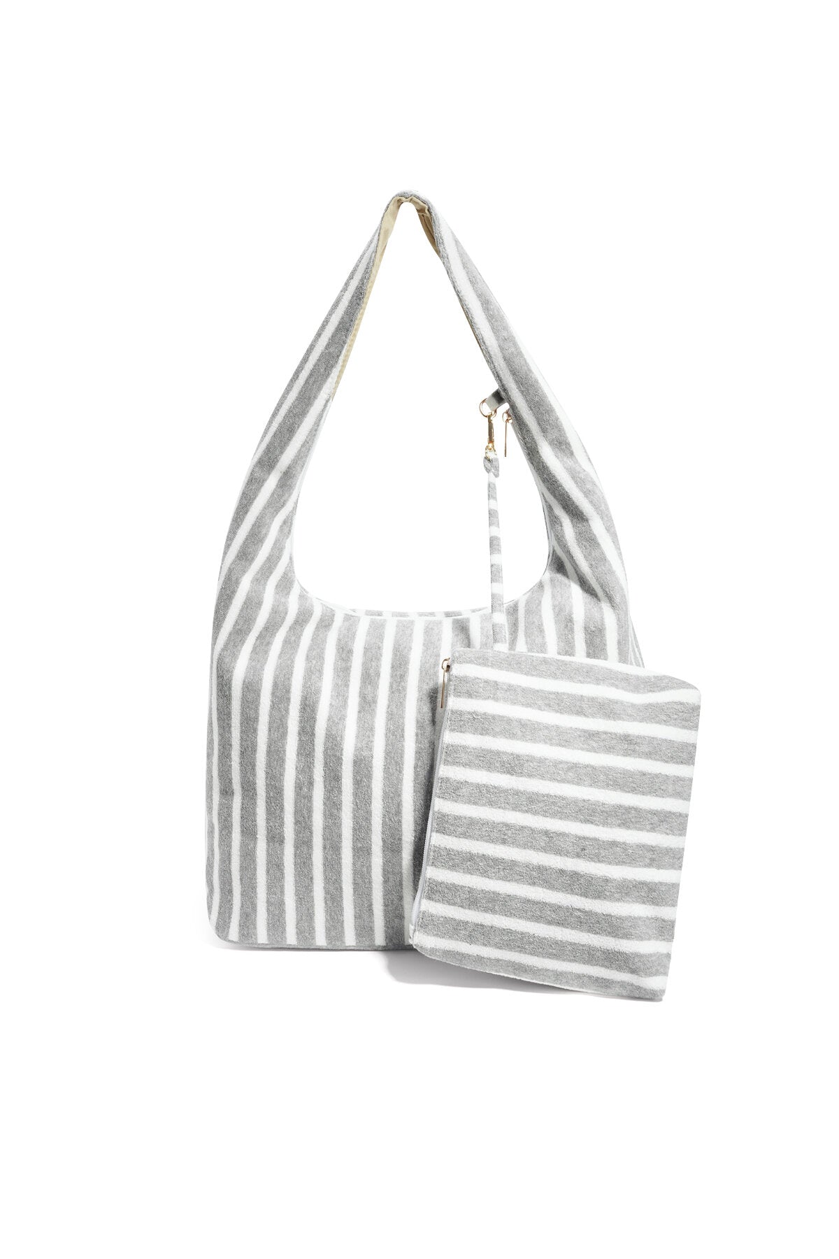 Chic Hobo Bag for Spring/Summer in Grey, Pink, Green