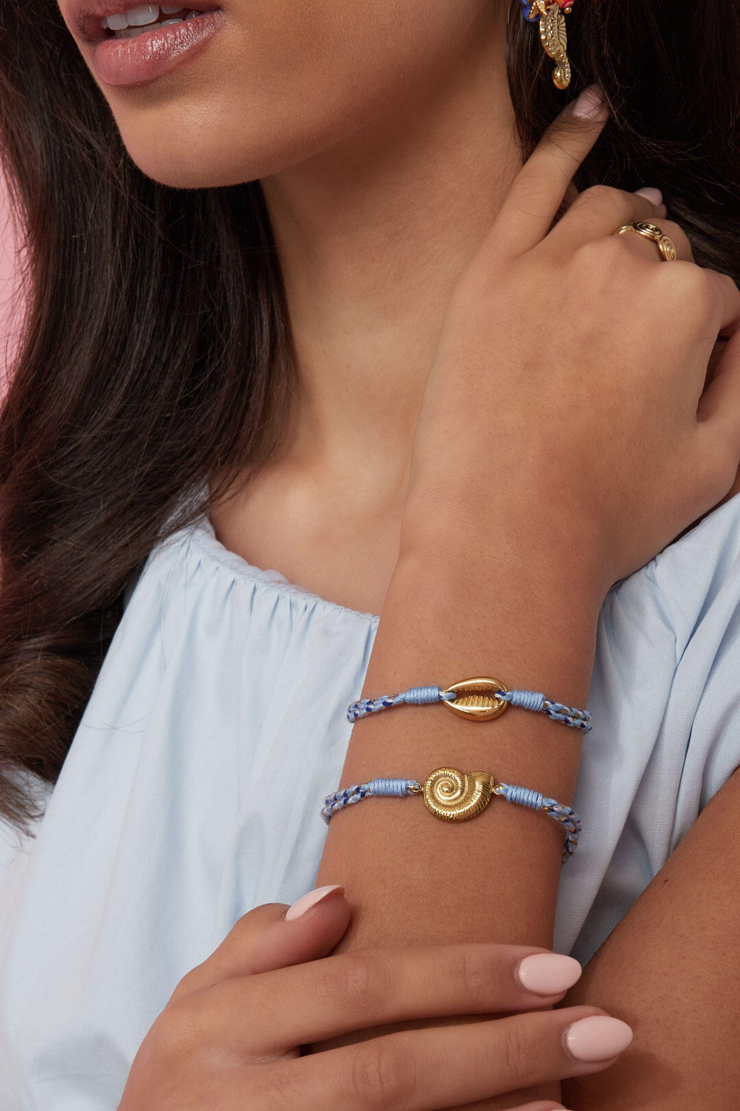Elegant Gold Braided Bracelet for Spring/Summer