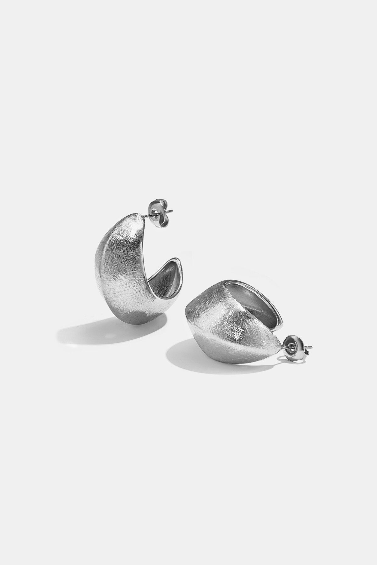 Stylish Silver & Gold Hoop Earrings for Everyday Wear