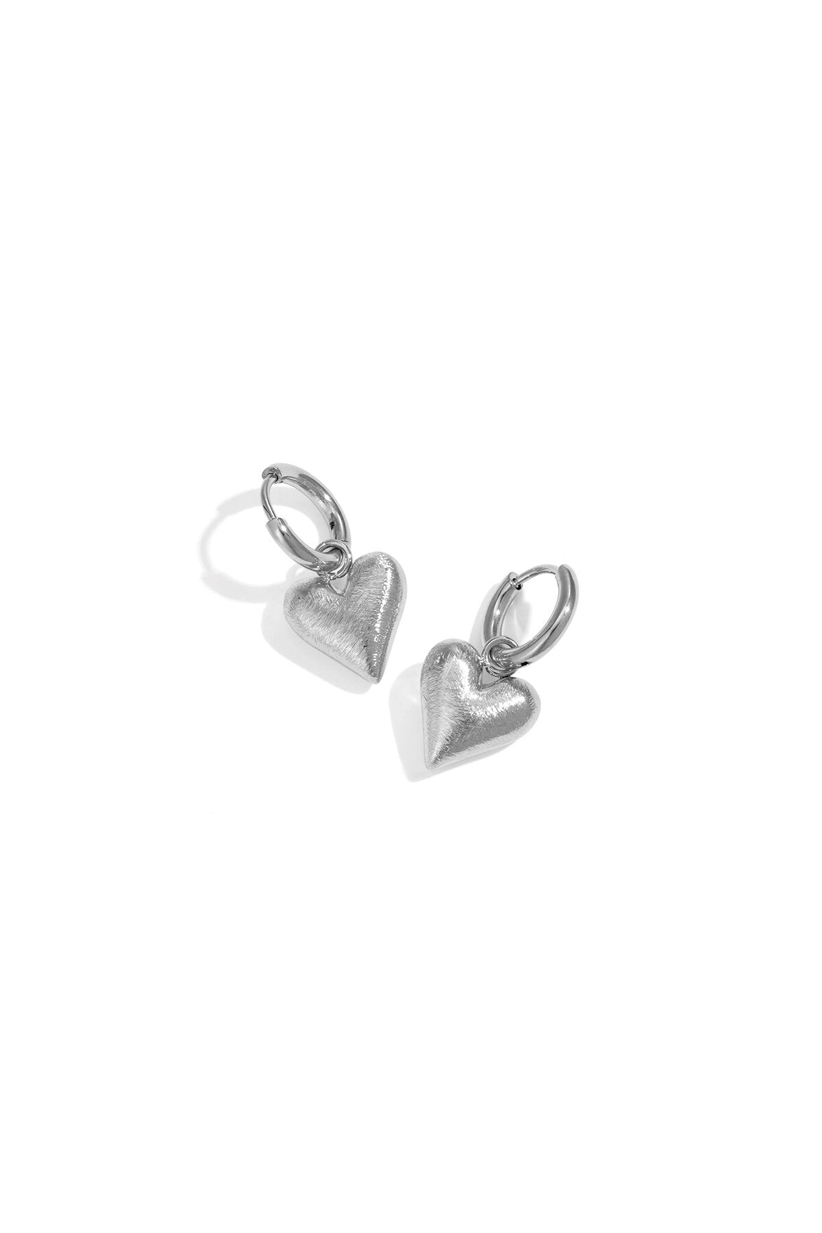 Elegant Heart-Shaped Drop Earrings for Daily Wear
