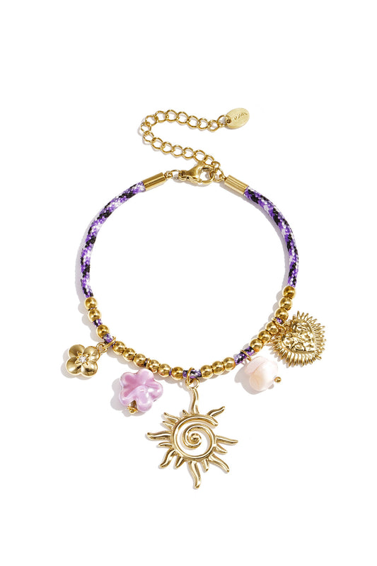 Elegant Gold Braided Bracelet for Spring/Summer