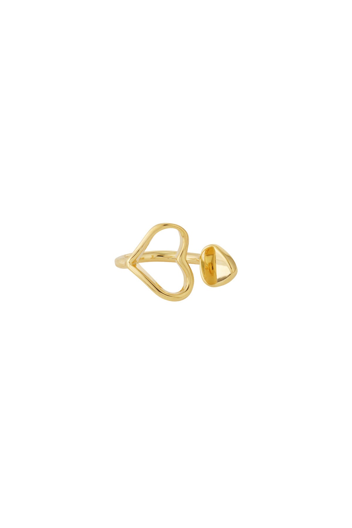 Elegant Heart-Shaped Ear Cuff for All Ears