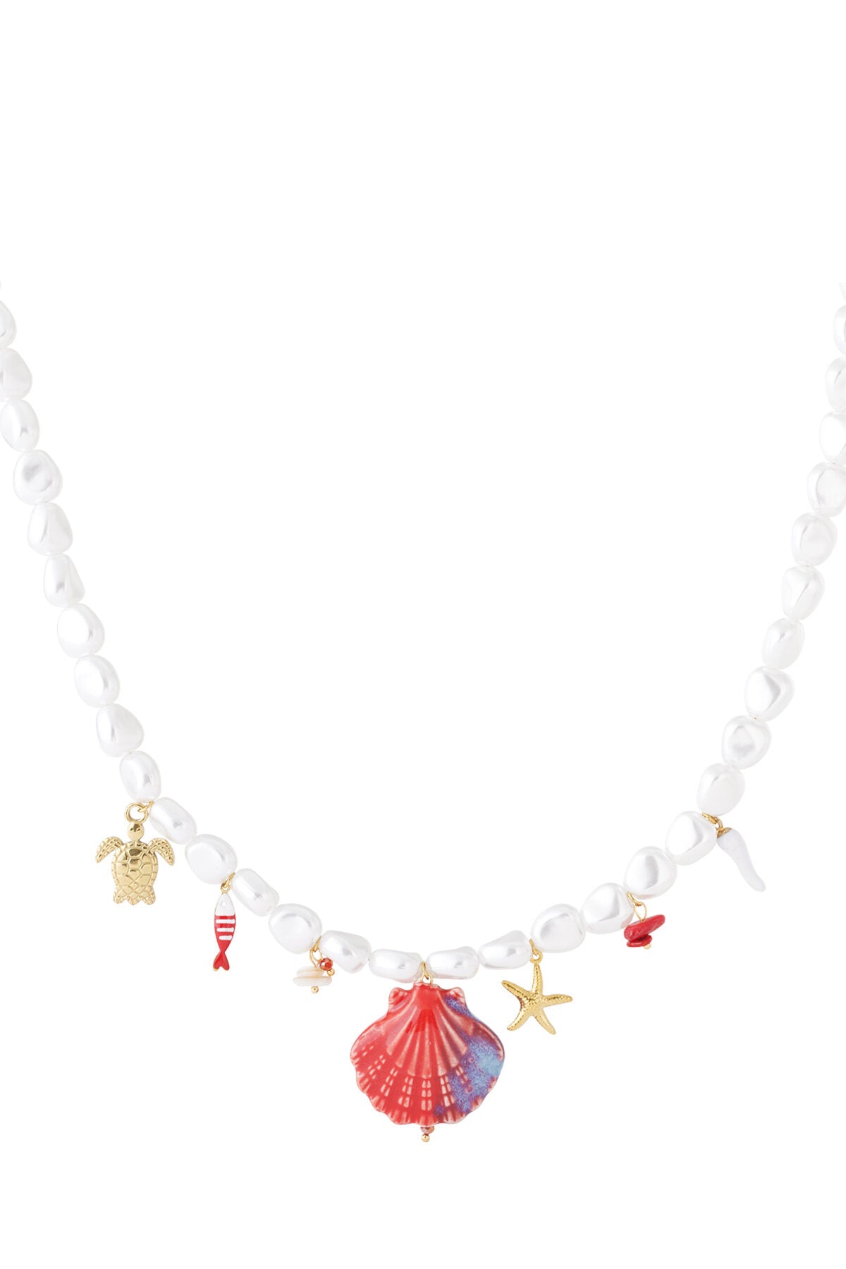 Chic Artificial Pearl Necklace for Spring/Summer Elegance