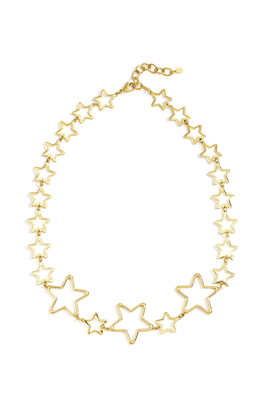 Stylish Star Stainless Steel Chain Necklace