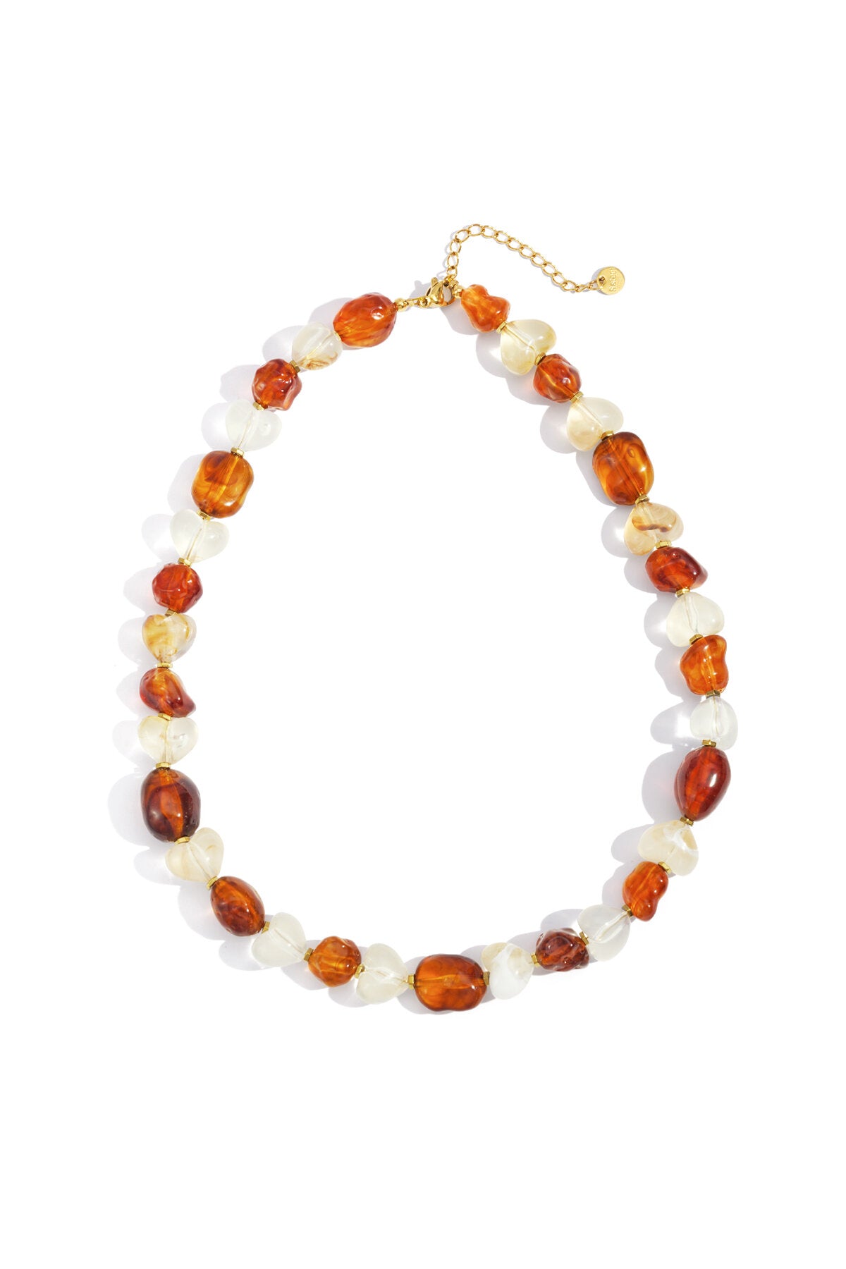 Chic Acrylic Beaded Necklace for Women - Perfect for Fall/Winter