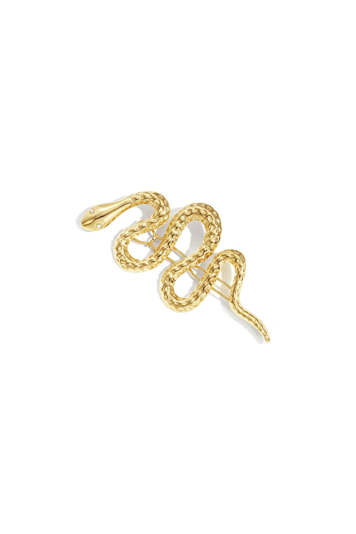 Stylish Gold Snake Brooch - Perfect for Daily Wear