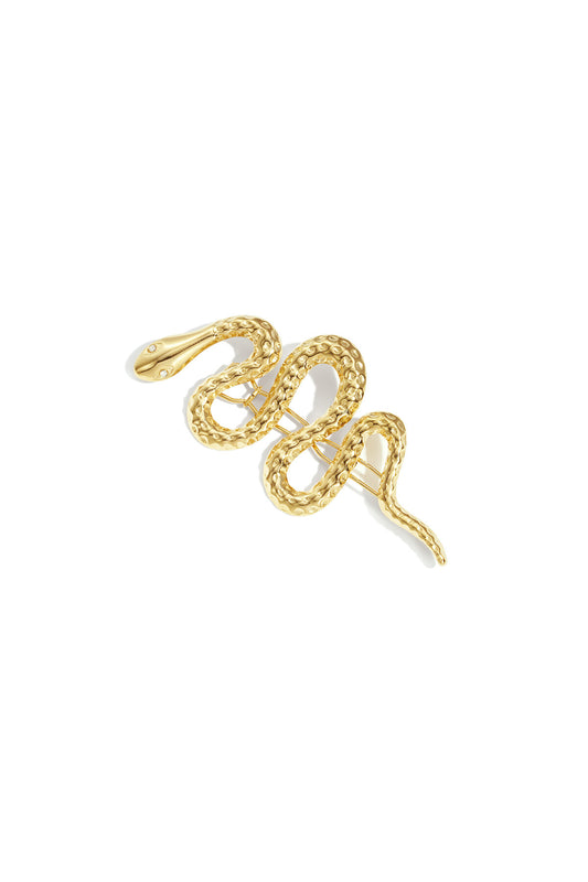 Stylish Gold Snake Brooch - Perfect for Daily Wear