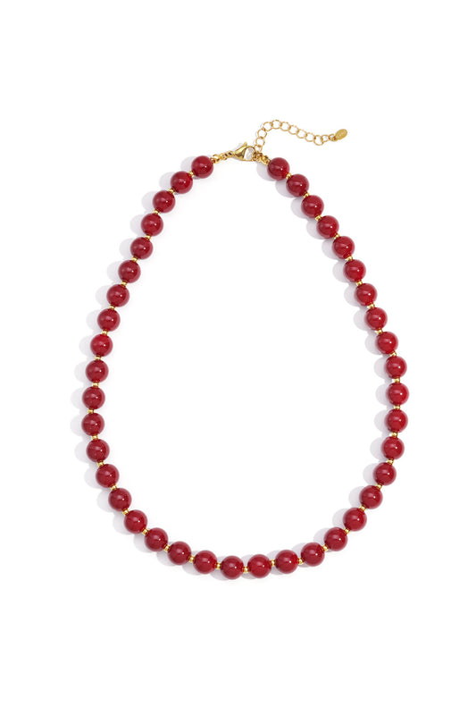 Elegant Beaded Necklace for Women - Fall/Winter Style