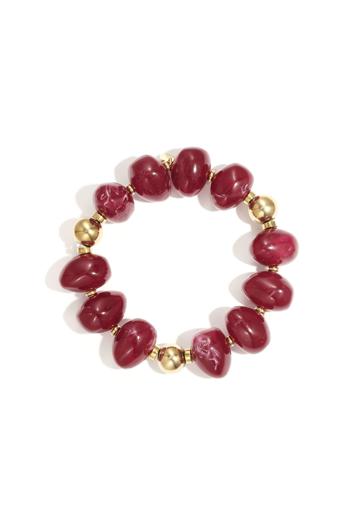 Elegant Resin Beaded Bracelets for Women - Fall/Winter Style