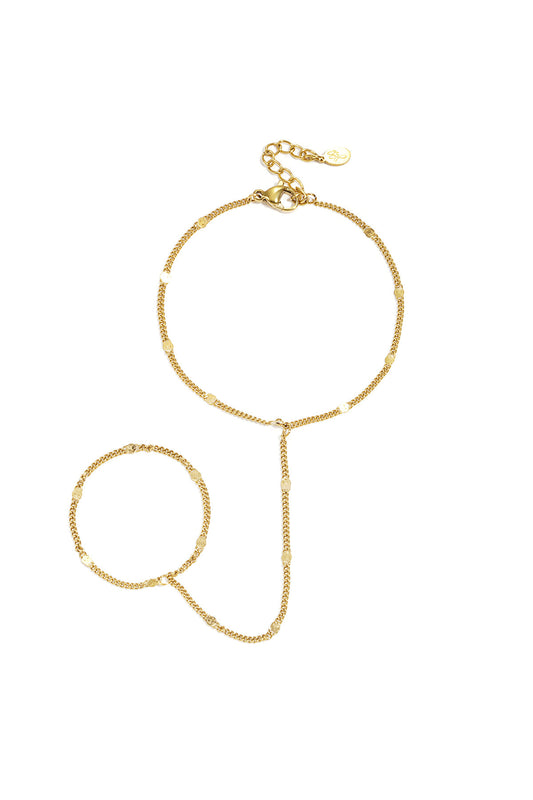 Elegant Stainless Steel Hand Chain for Women