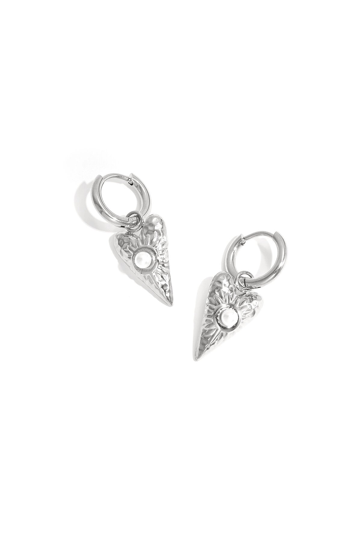 Elegant Heart Drop Earrings for Everyday Glam