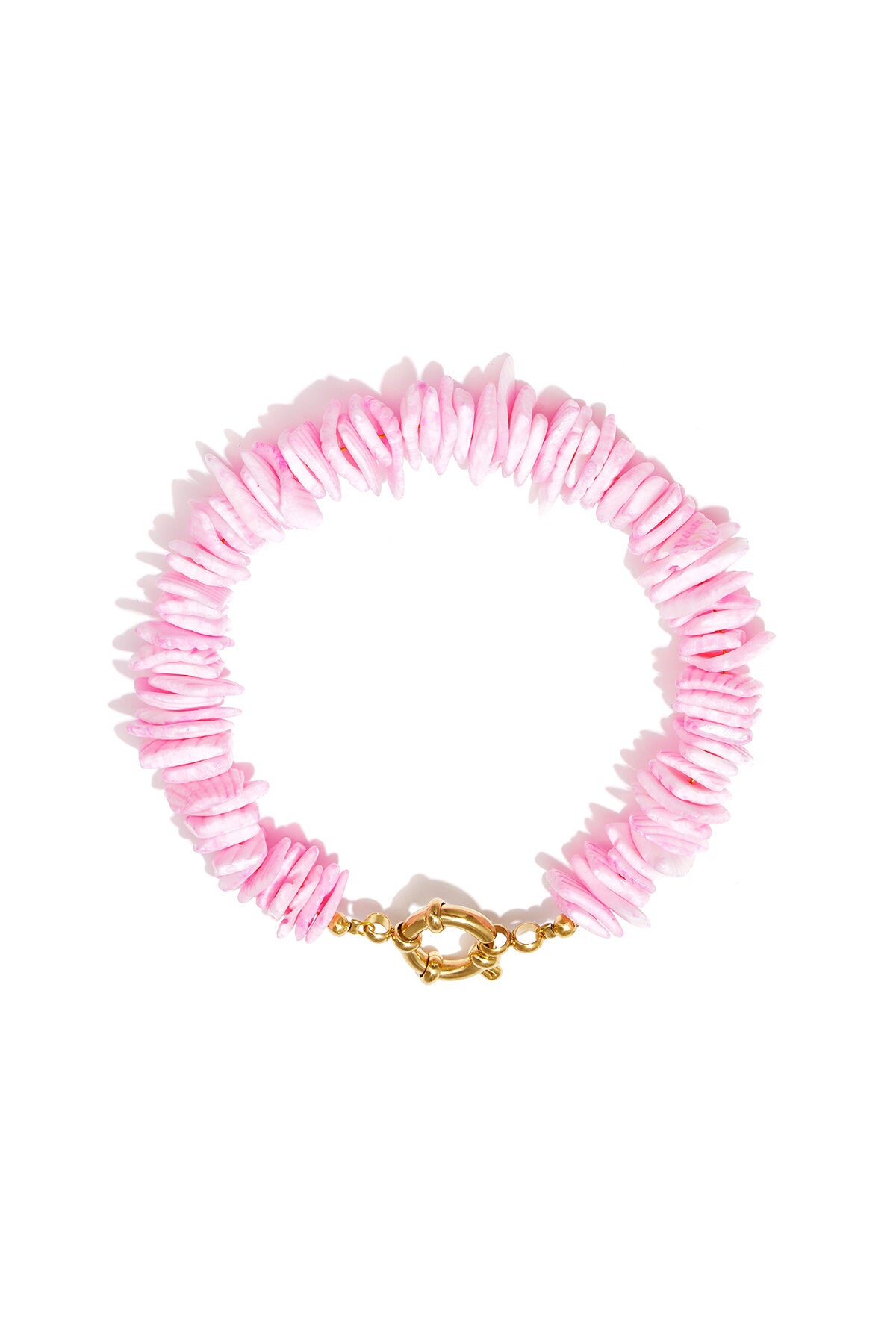 Charming Pink Beaded Bracelet for Spring