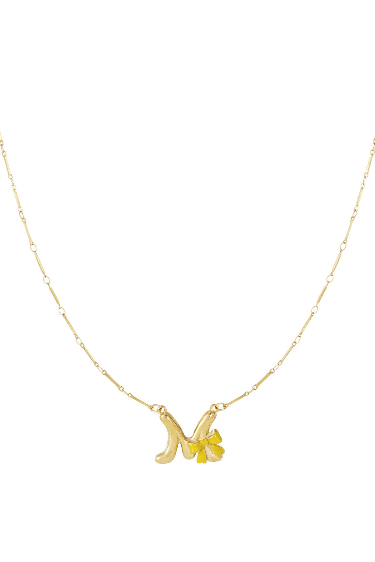 Elegant Letter Pendant Necklace for Spring/Summer
