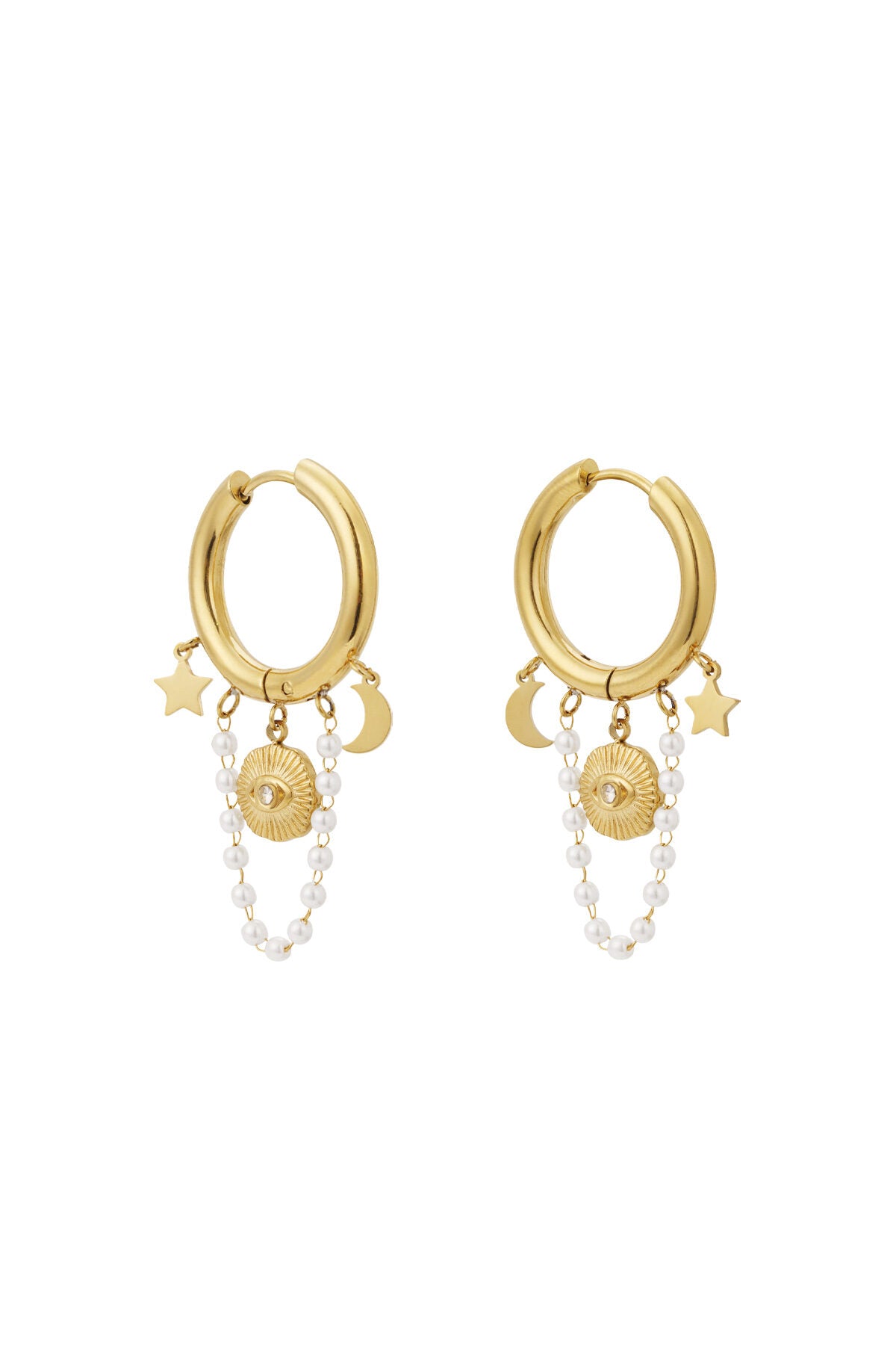 Elegant 14K Gold Plated Drop Earrings for Women