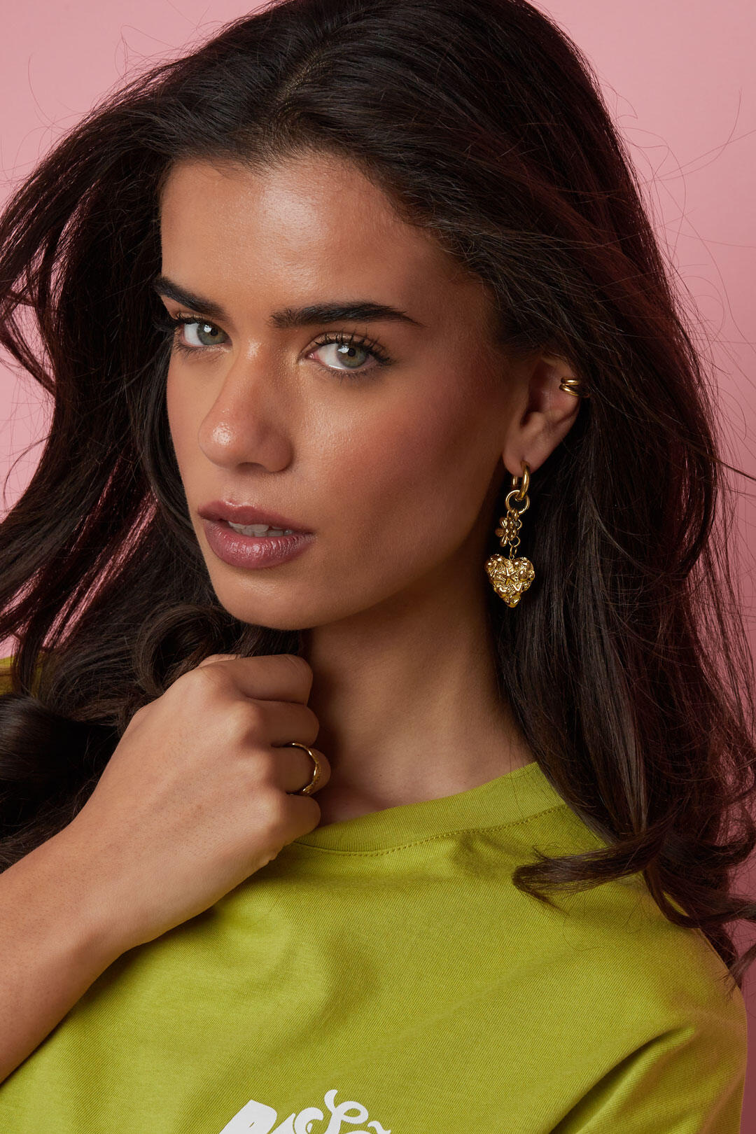 Elegant Gold-Plated Drop Earrings for Women