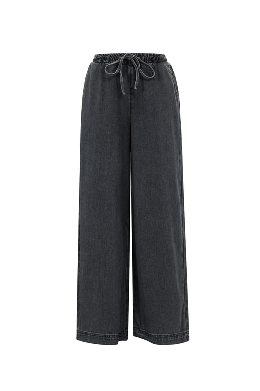 Stylish Wide Leg Denim Pants for All Fit