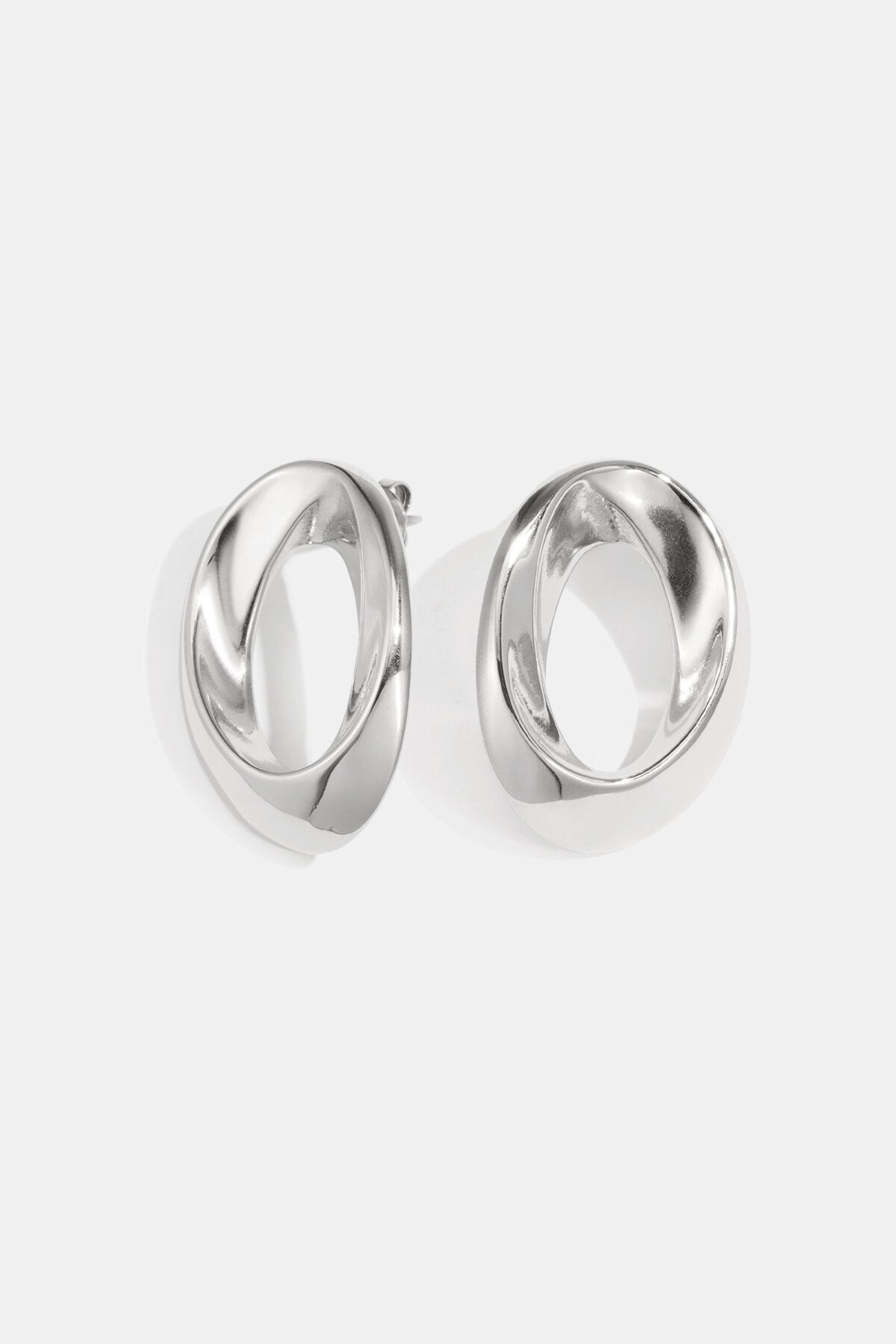 Elegant Circle Stud Earrings - Timeless Style for Everyday Wear