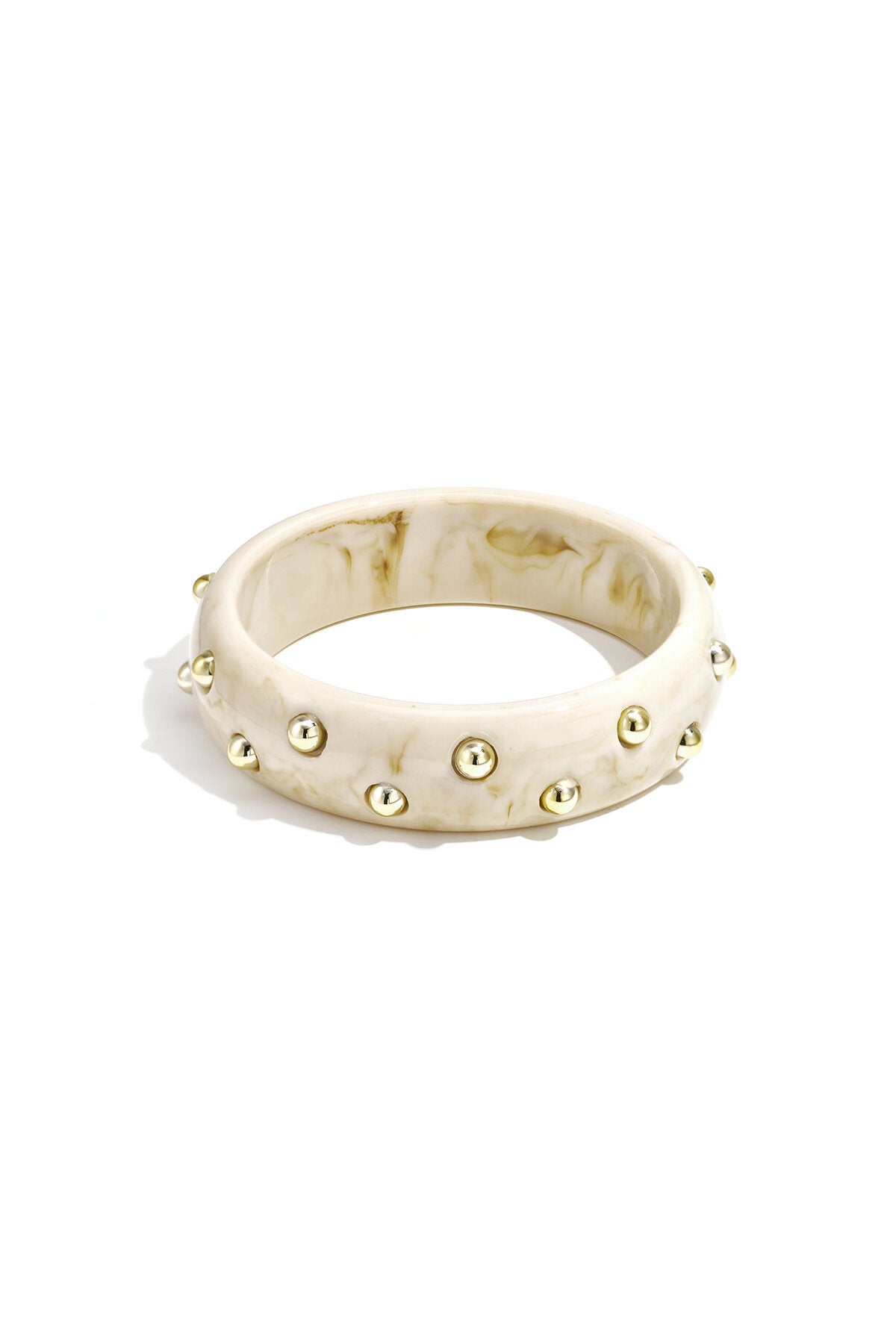 Chic Resin Bangle for Spring/Summer Elegance