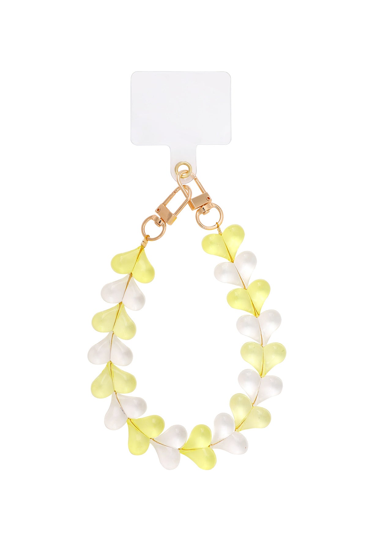 Vibrant Acrylic Heart Phone Chain for Everyday Style