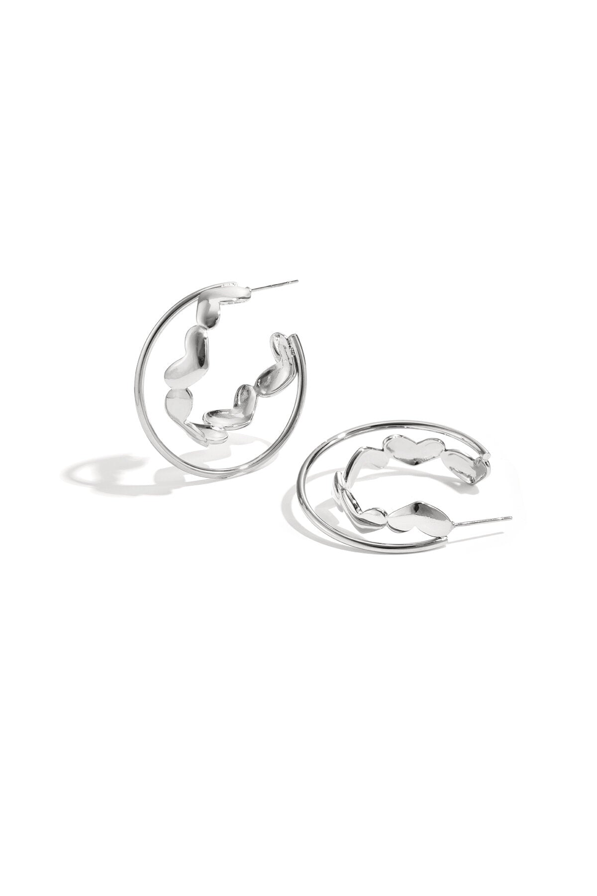 Stylish Stainless Steel Hoop Earrings for Women