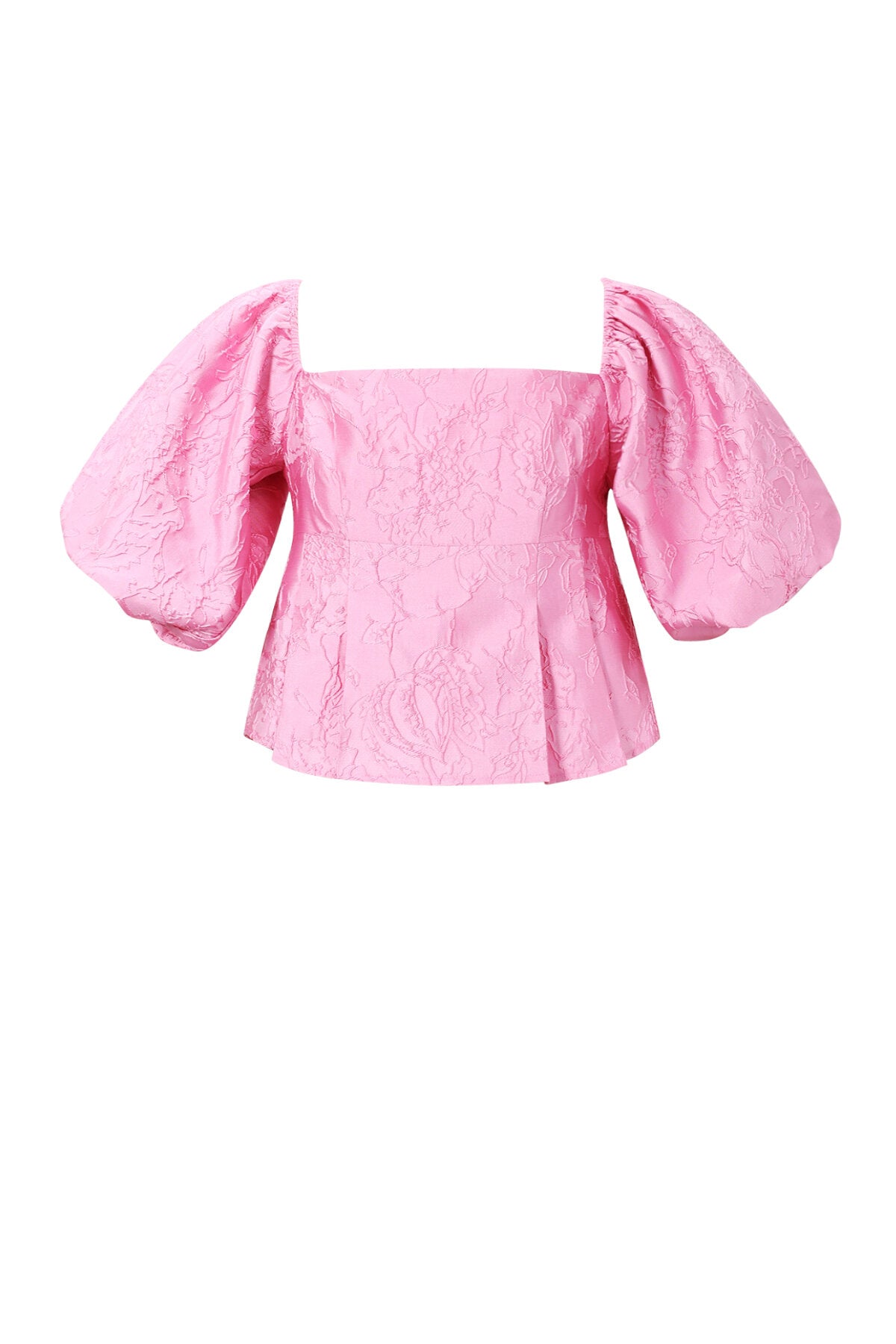 Elegant Spring/Summer Woven Top in Pink and Blue