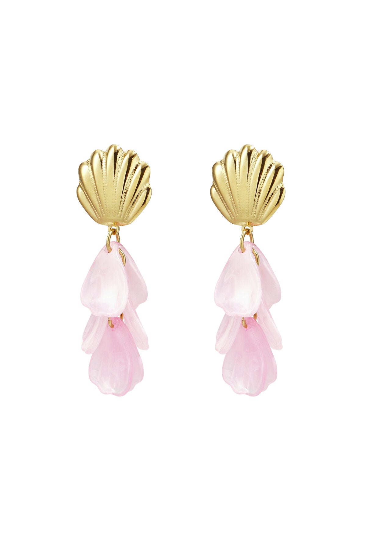 Elegant Shell Drop Earrings for Spring/Summer
