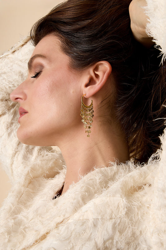 Elegant Tassel Dangle Earrings for Women - Lumé