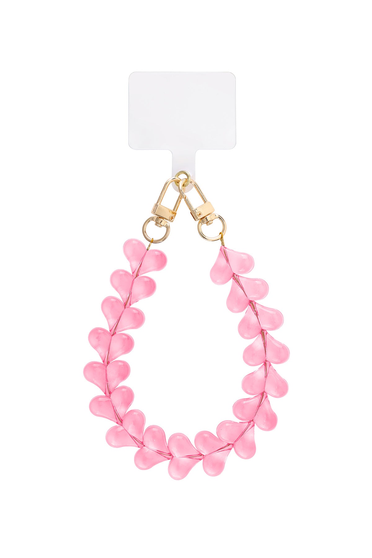 Chic Acrylic Phone Chains in Pastel Shades