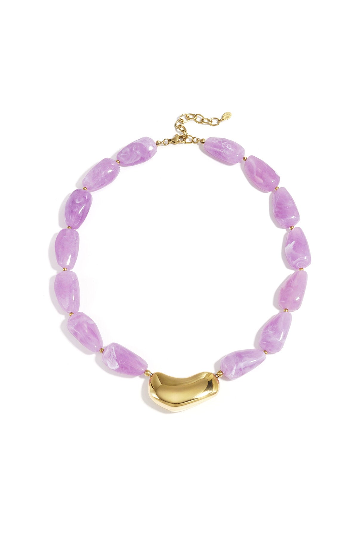 Chic Acrylic Beaded Necklace for Spring/Summer