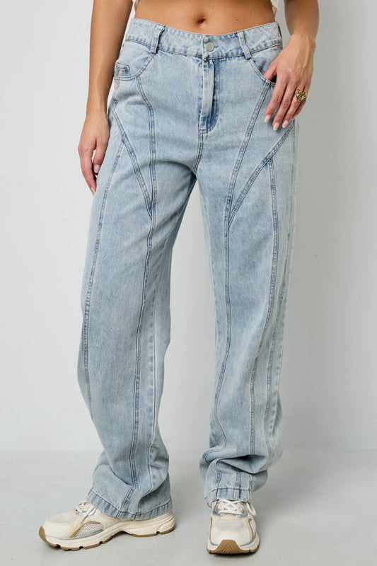 Comfortable Light Indigo Denim Pants for All Fits