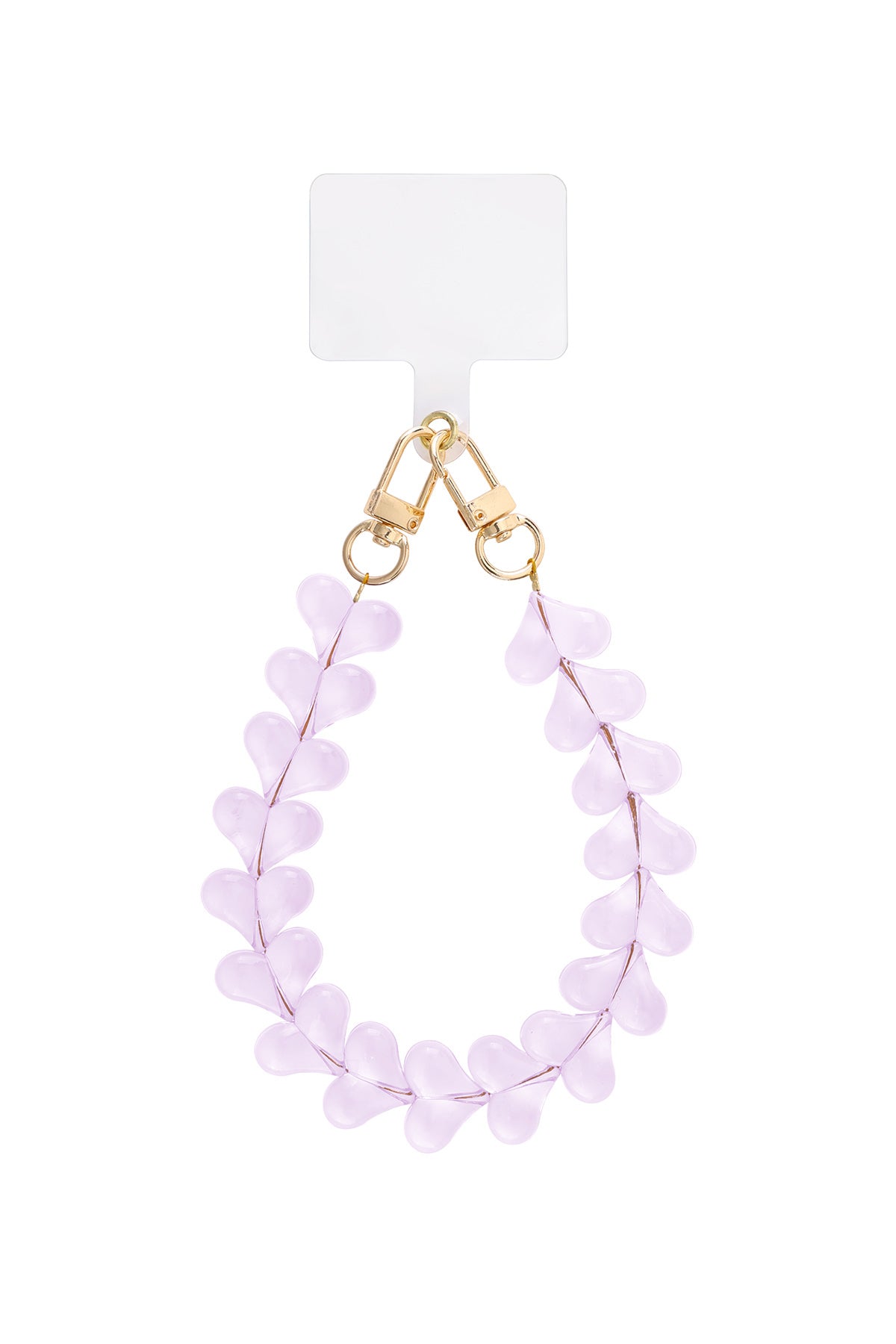 Chic Acrylic Phone Chains in Pastel Shades