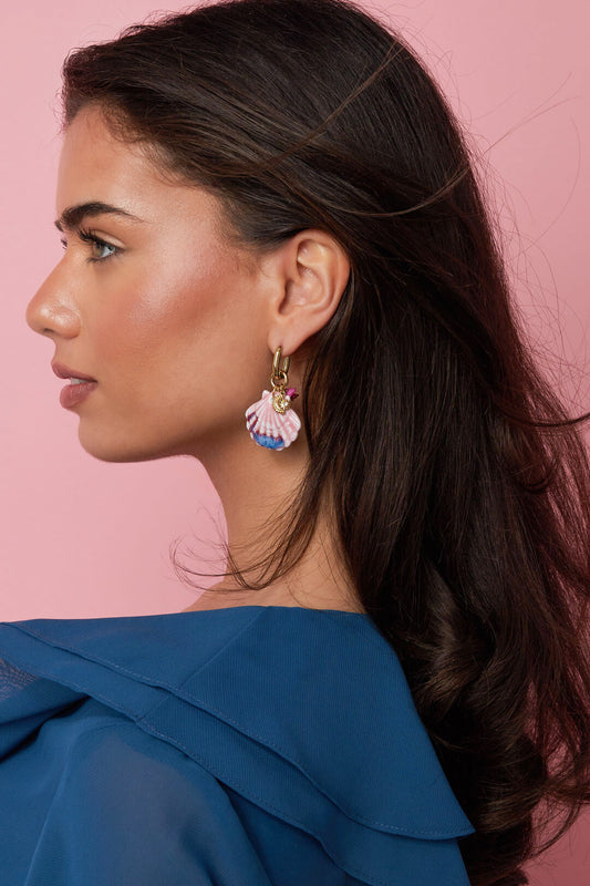 Elegant Gold Color Drop Earrings for Spring/Summer